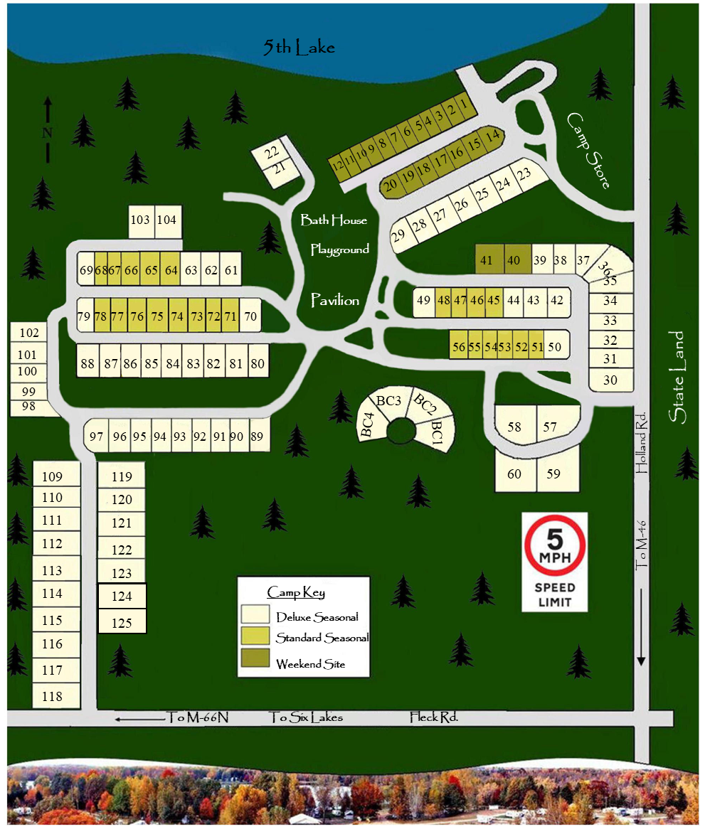 About Nature's Chain of Lakes Campground